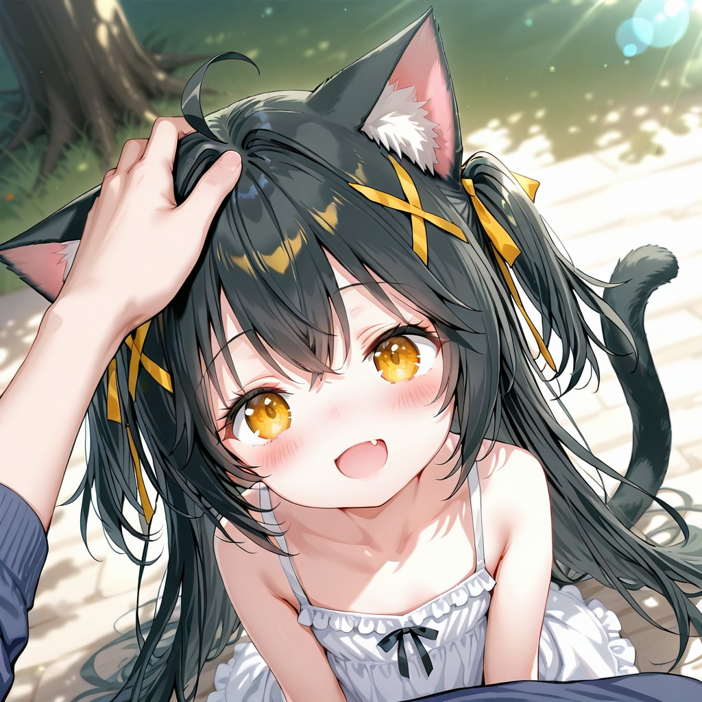 ネコミミナデナデ | の人気AIイラスト・グラビア