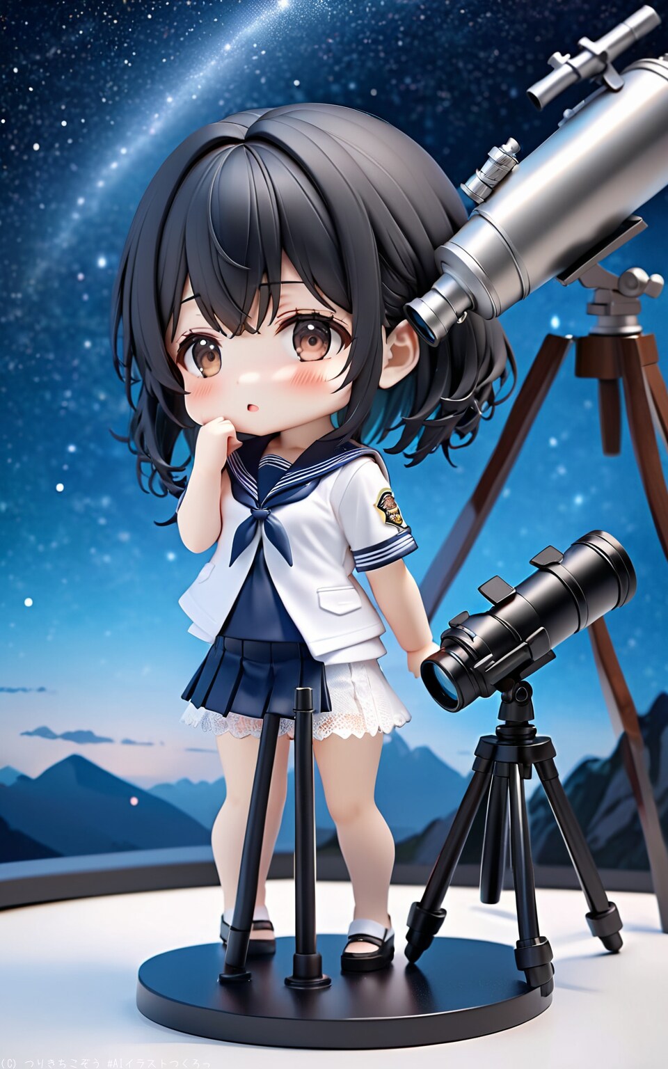 天体観測少女 | の人気AIイラスト・グラビア