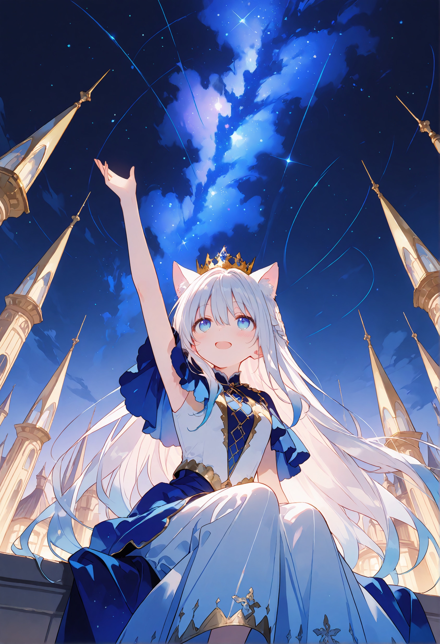 ミルフェリス、星霜の城で天を仰ぐ | の人気AIイラスト・グラビア