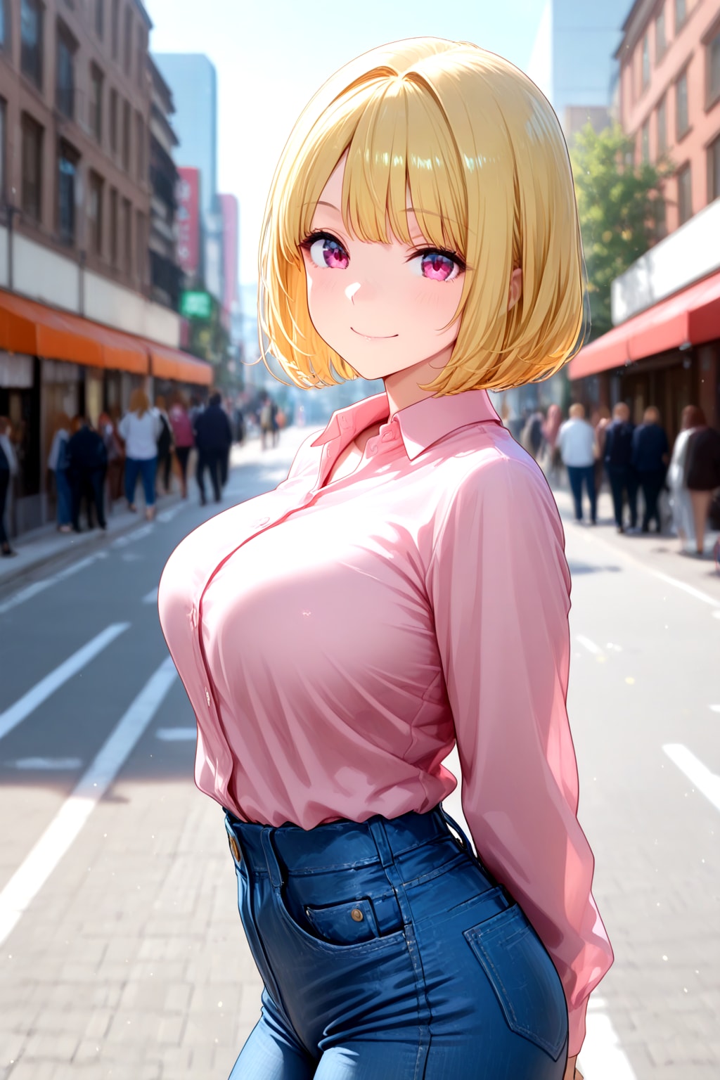 156（ピンクのシャツ）
