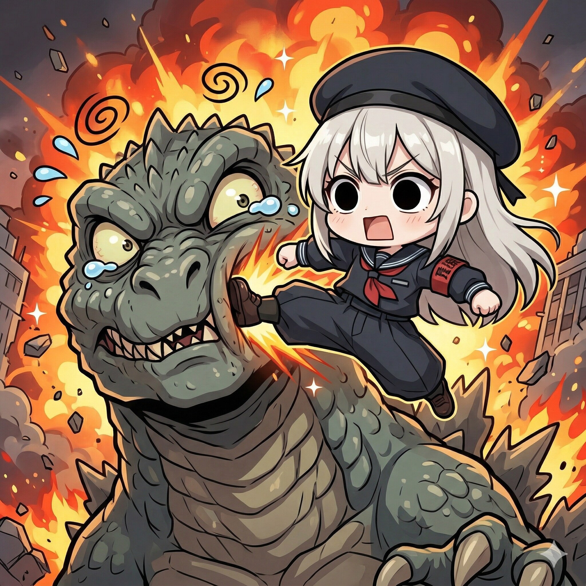 戦ってしまいよったえらいこっちゃ嬢