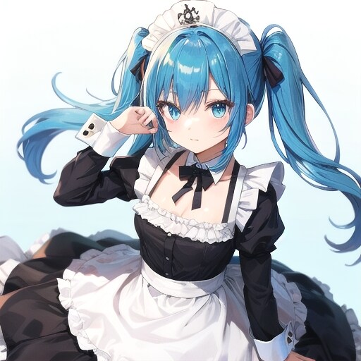 青髪 | の人気AIイラスト・グラビア