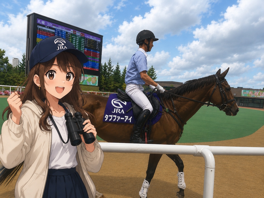 札幌競馬場に来ました！