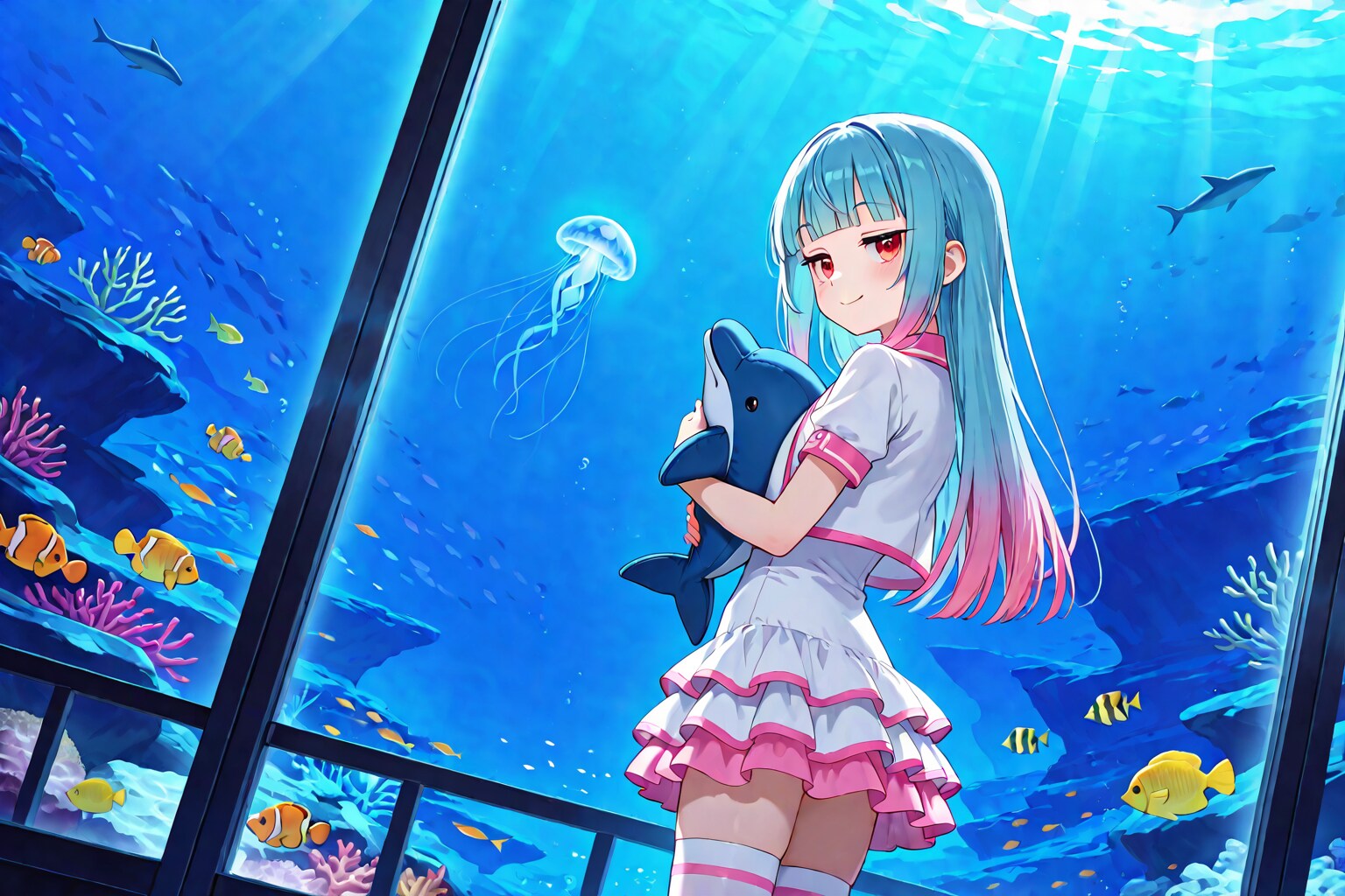 海月きれいだね