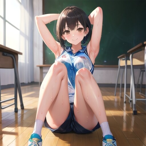 バスケというより、体操着？