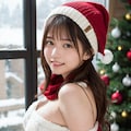 サンタのコスプレをしている先生 12枚目