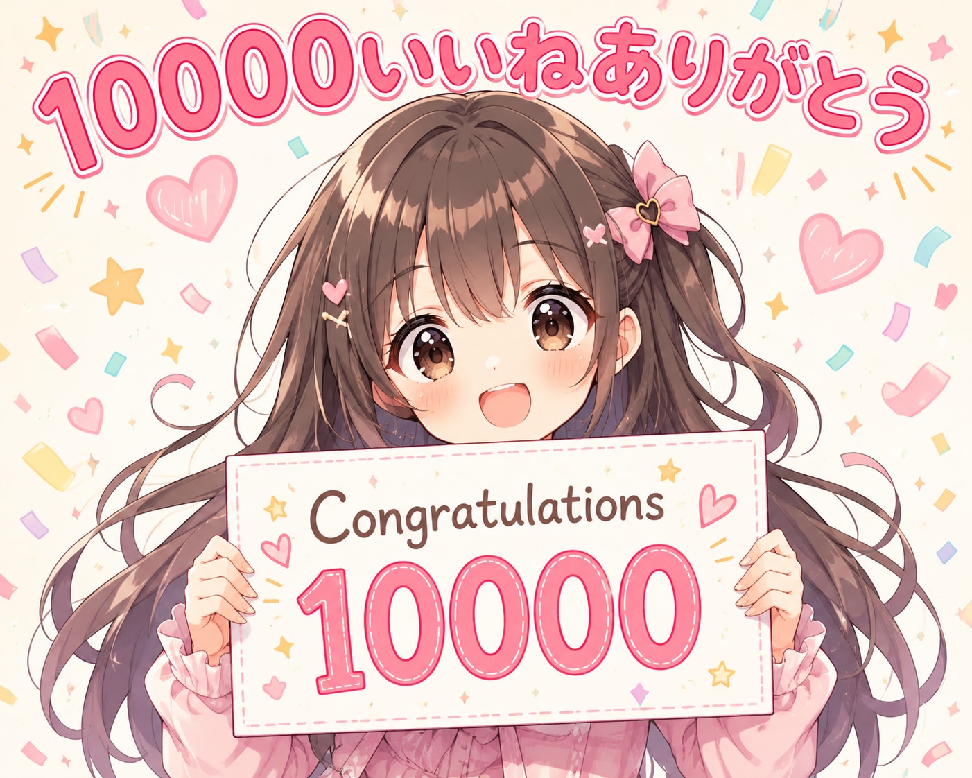 10000いいね達成記念