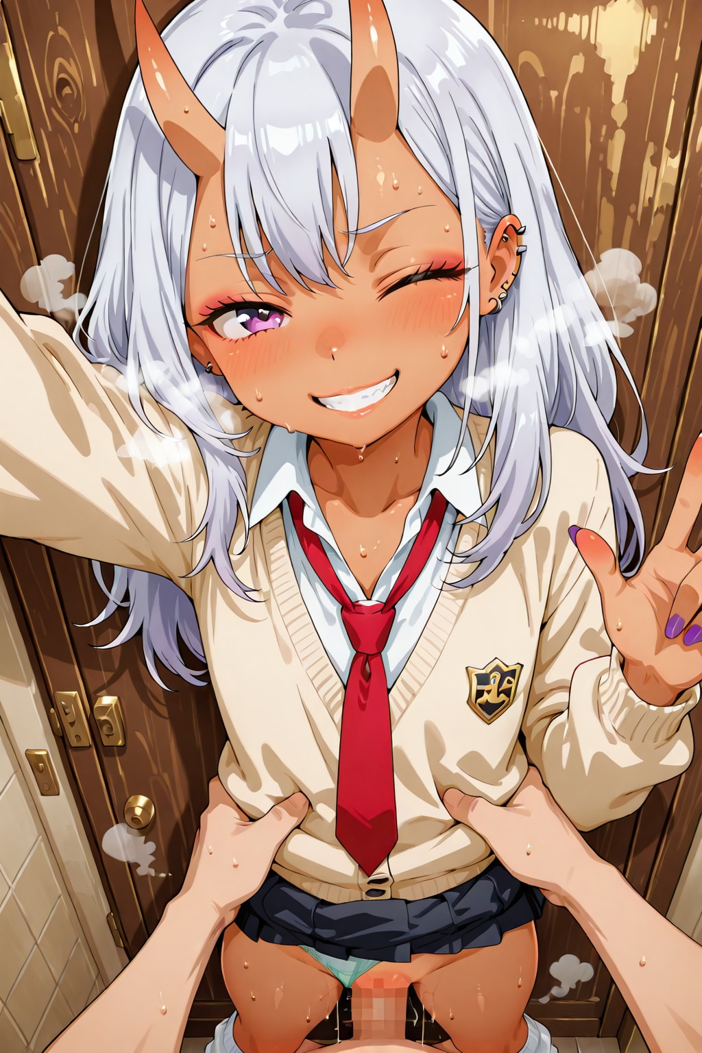 おこぼれ立位