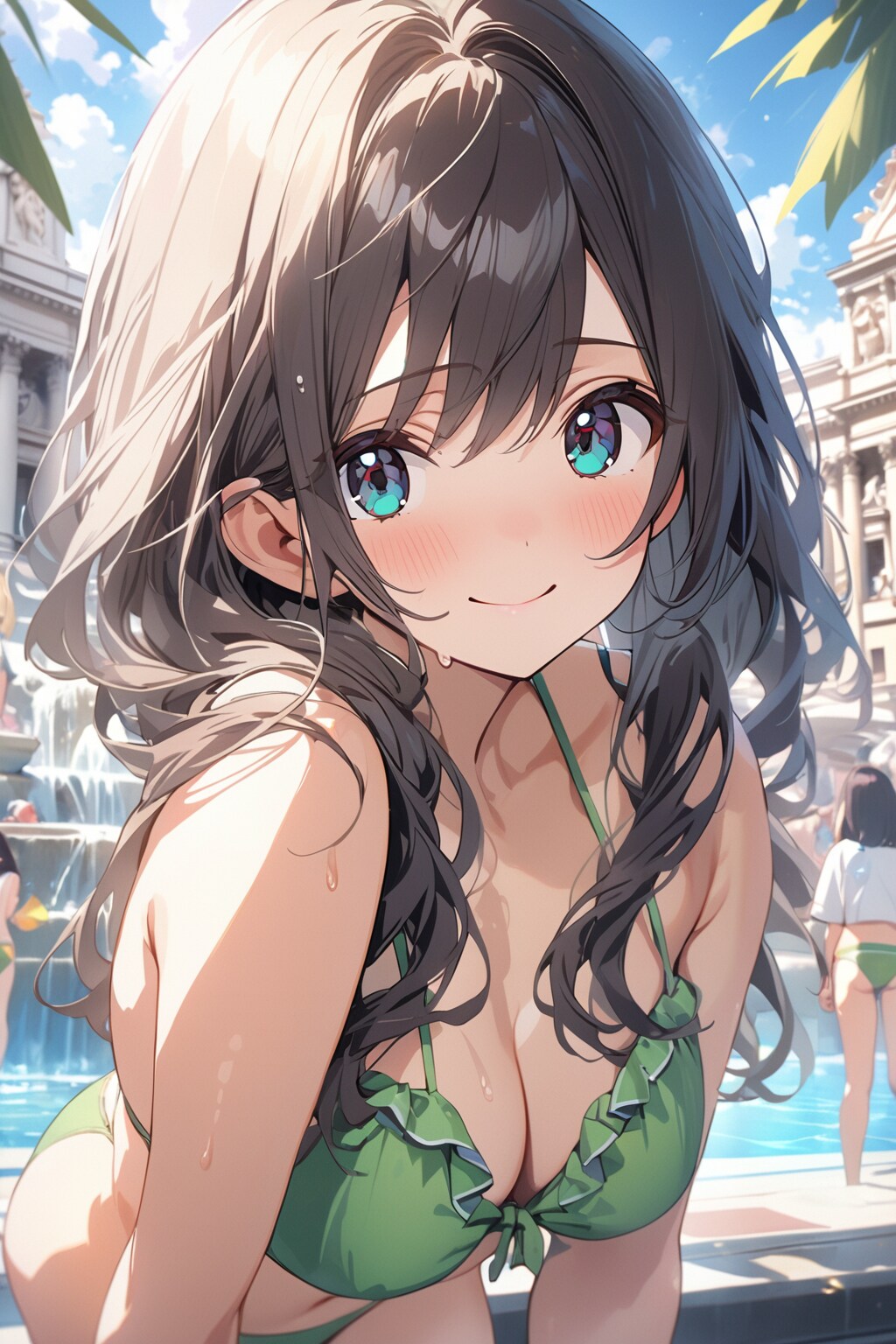 VEGAちゃん見納め緑色ビキニ【霧島玲奈】