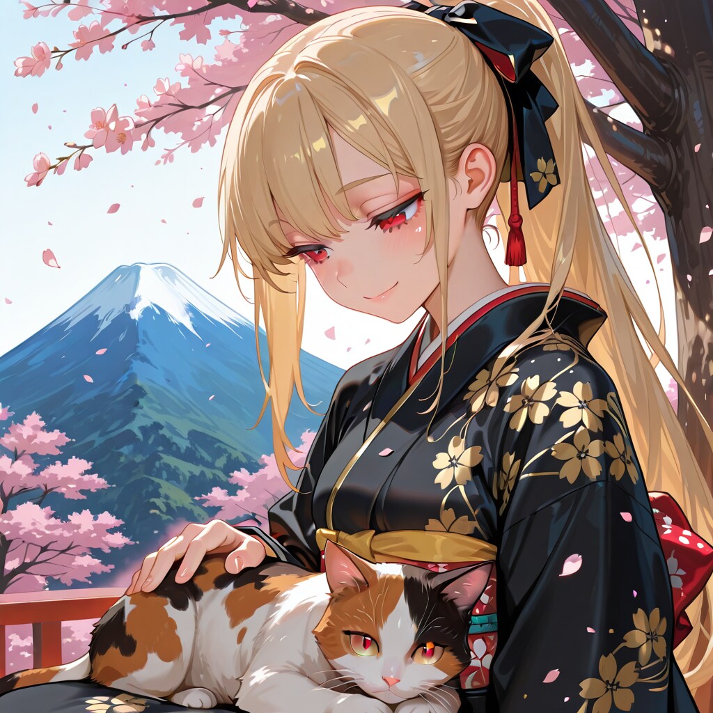 マリンと三毛猫