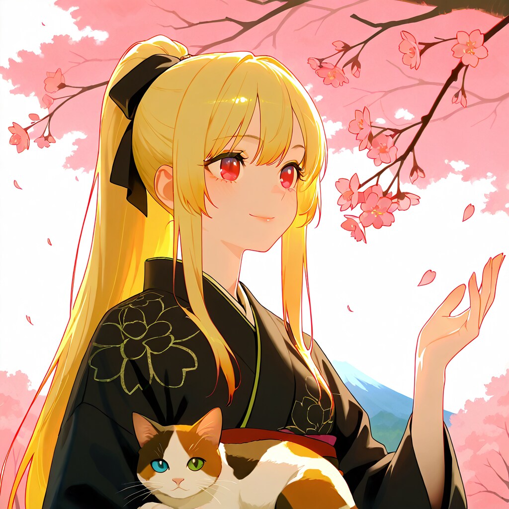 マリンと三毛猫