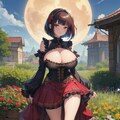 王女様　魔法で巨乳化 2枚目