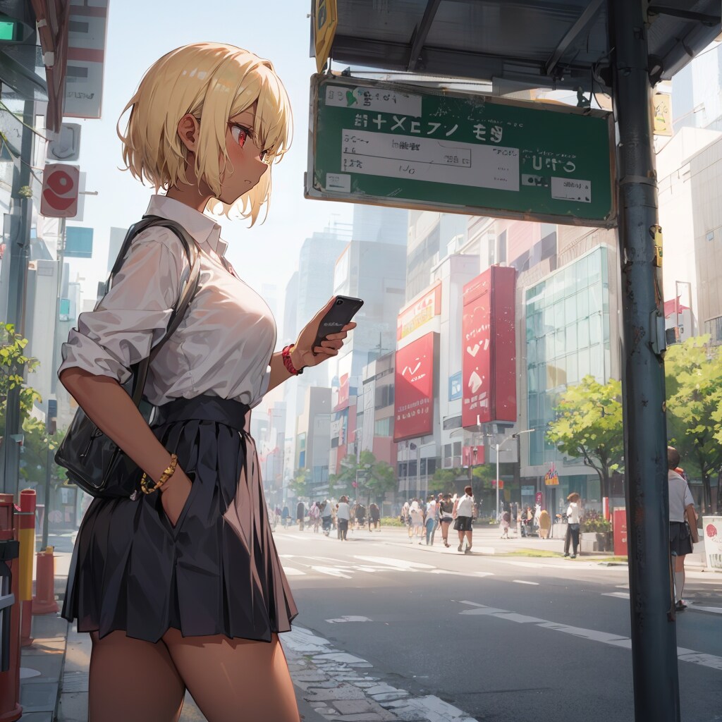 通学中