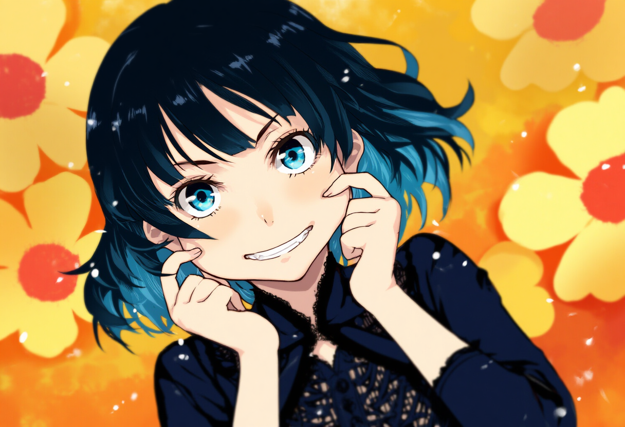 ほっぺをプニ！