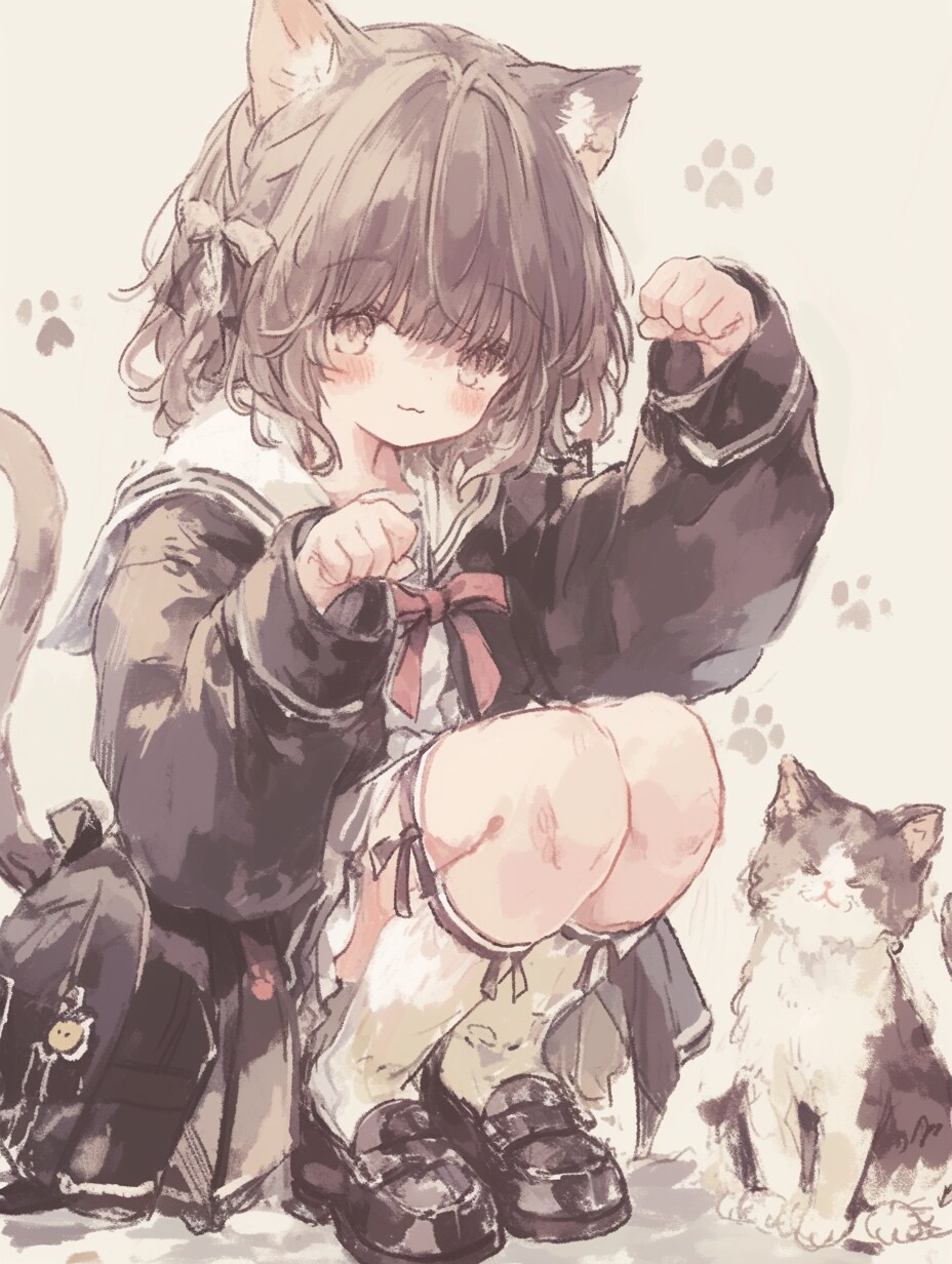 にゃー。 | の人気AIイラスト・グラビア