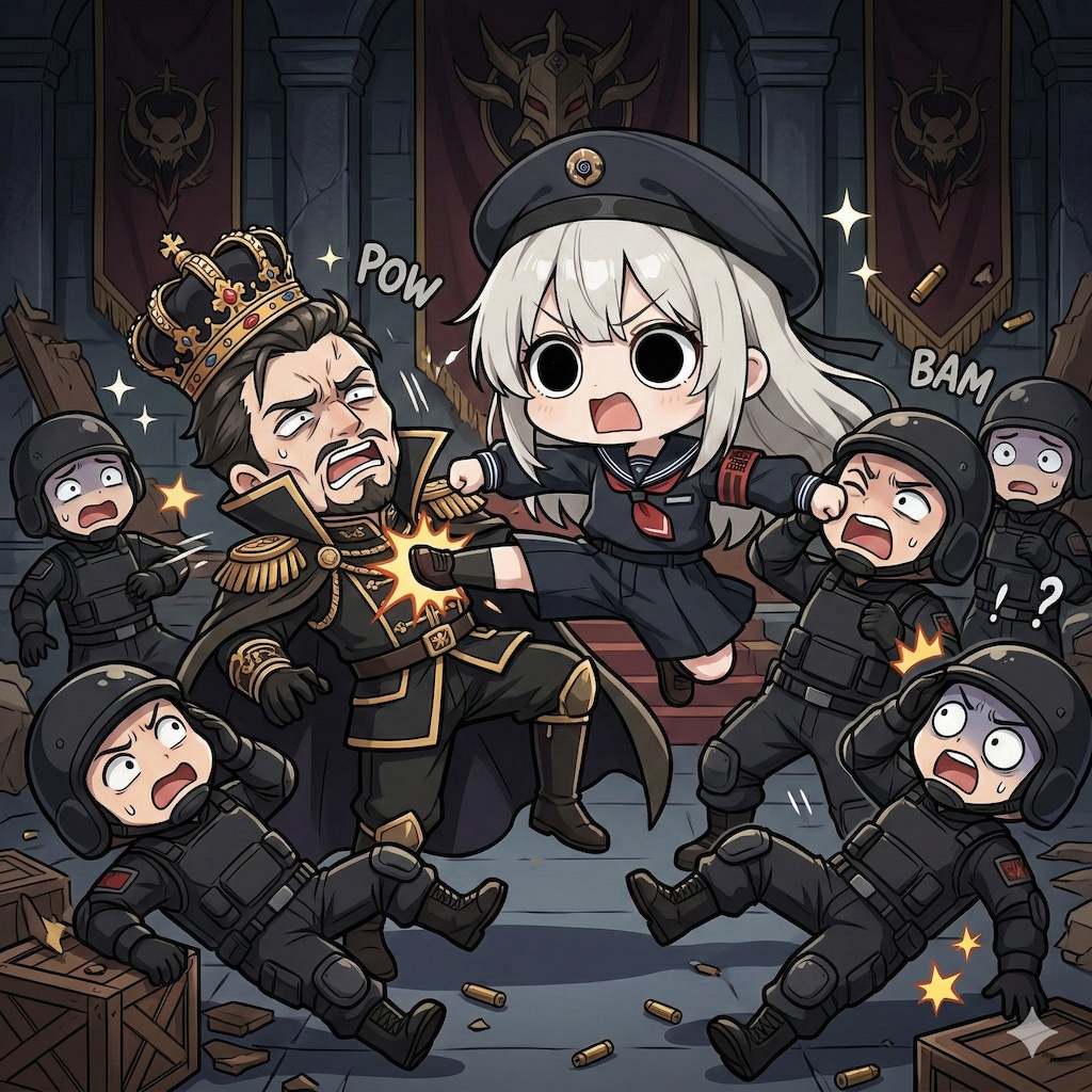 悪の帝国とヒーローとレジスタンスを纏めてやってしまいよったえらいこっちゃ嬢