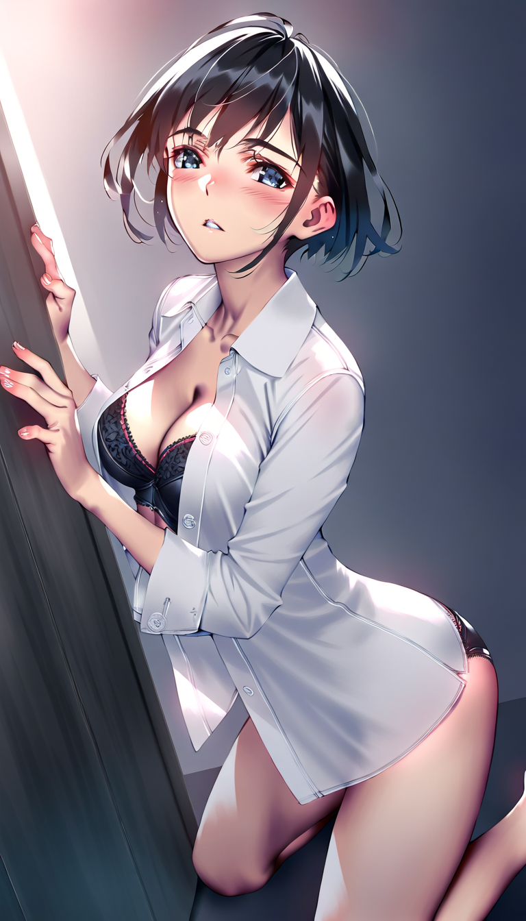 unbuttoned shirt