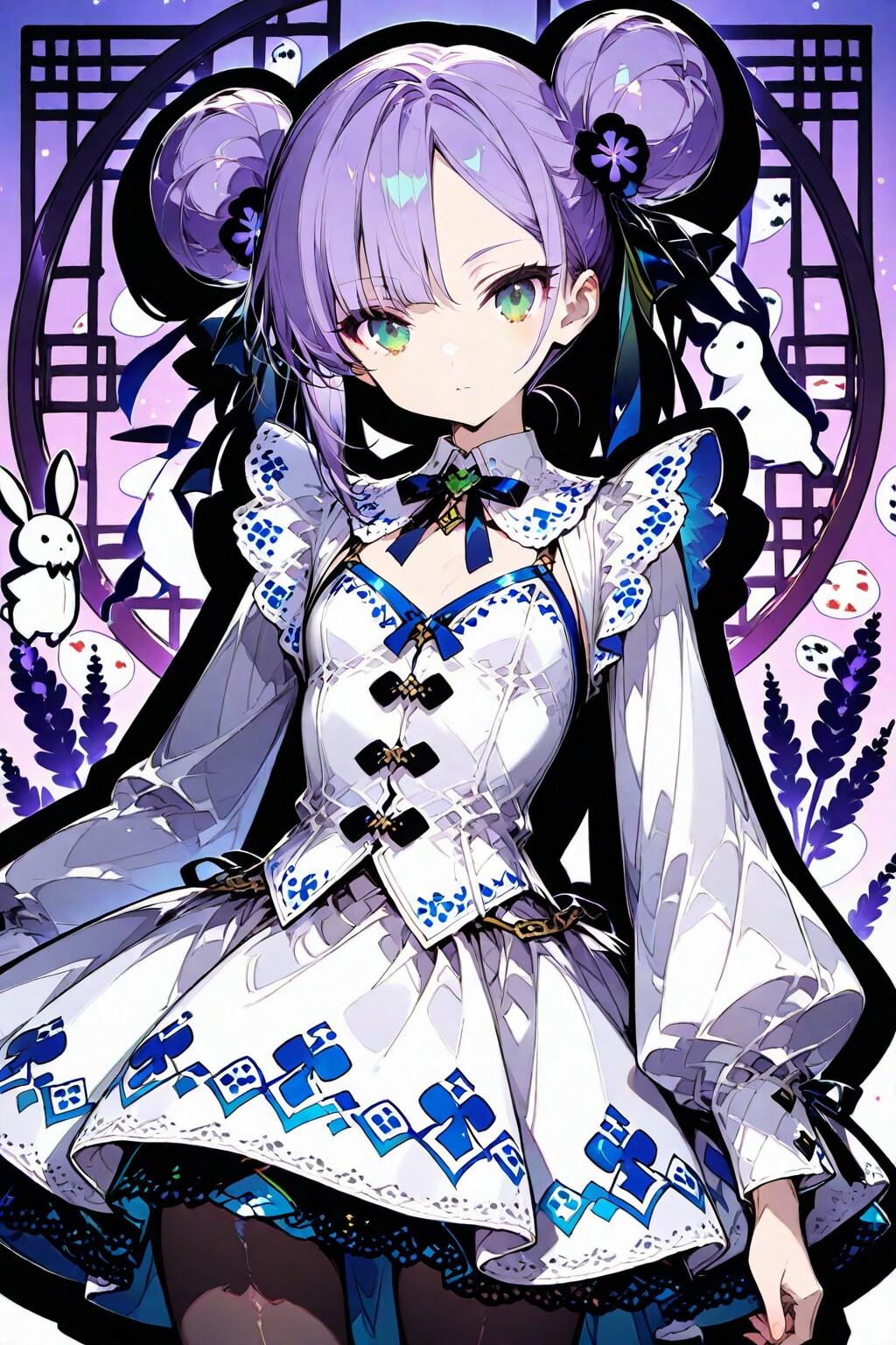 【背景】アリスと兎② | の人気AIイラスト・グラビア