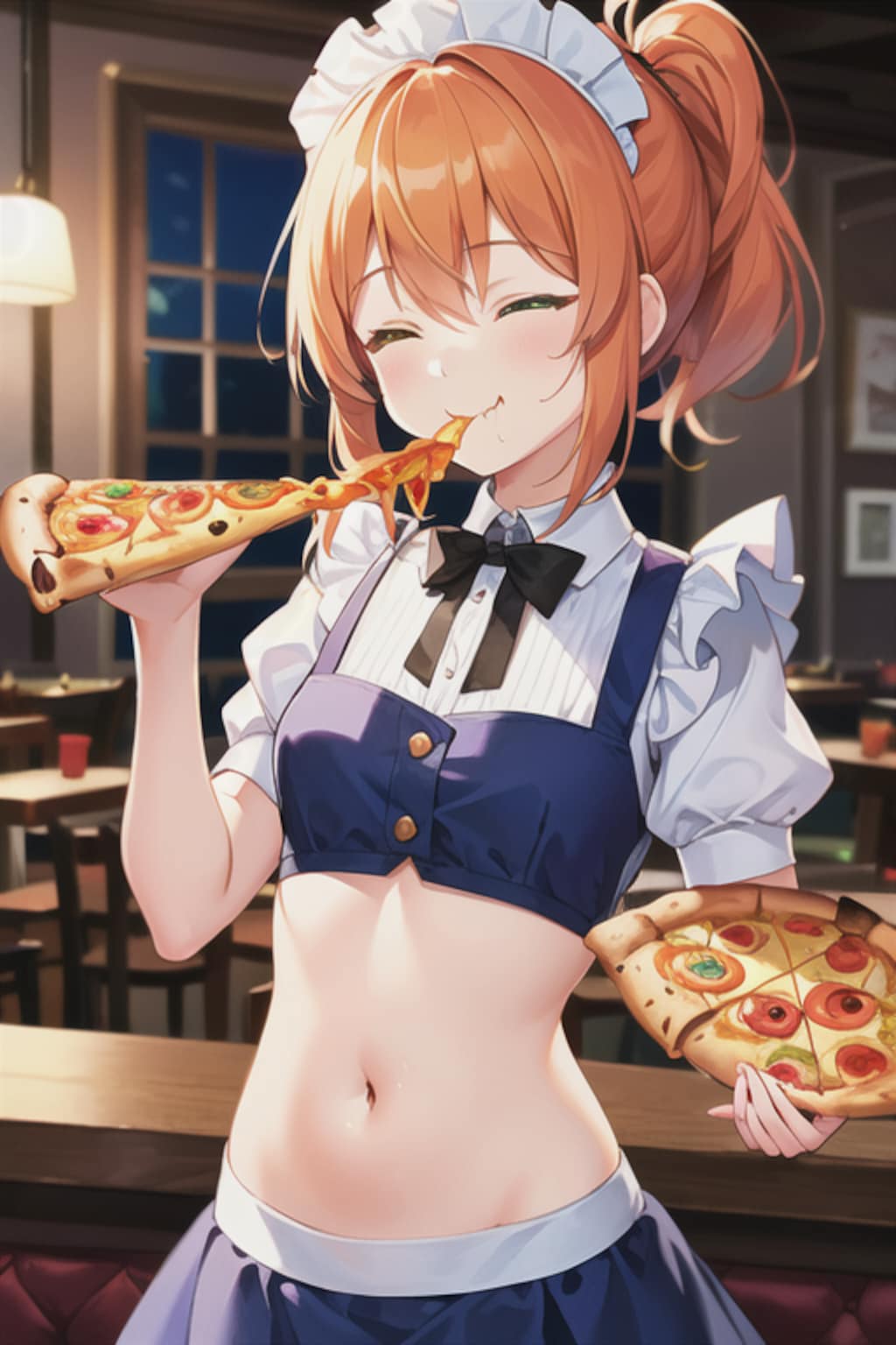 おへそおピッツァ部？