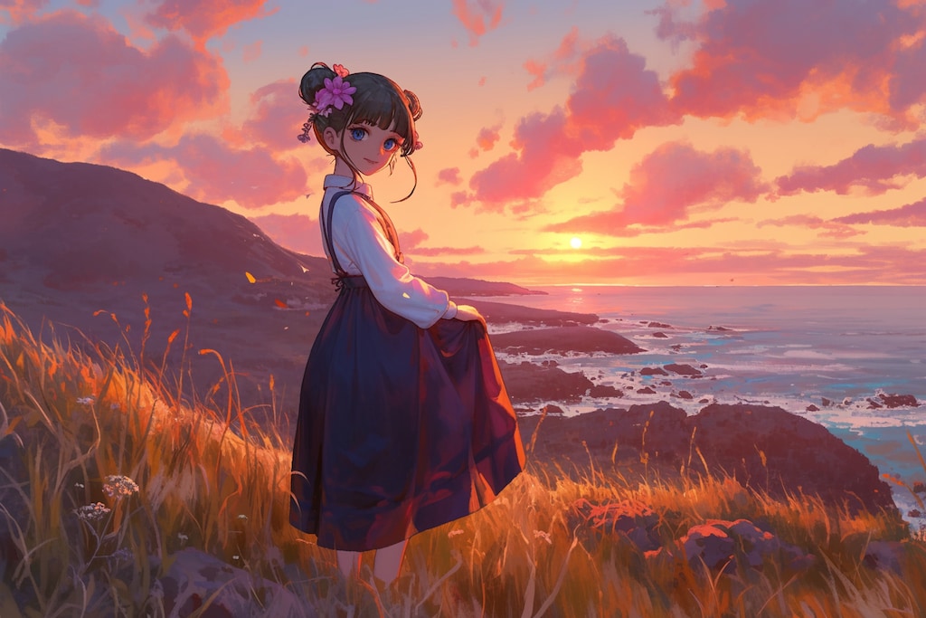 夕暮れのおだんごちゃん🍡✨109