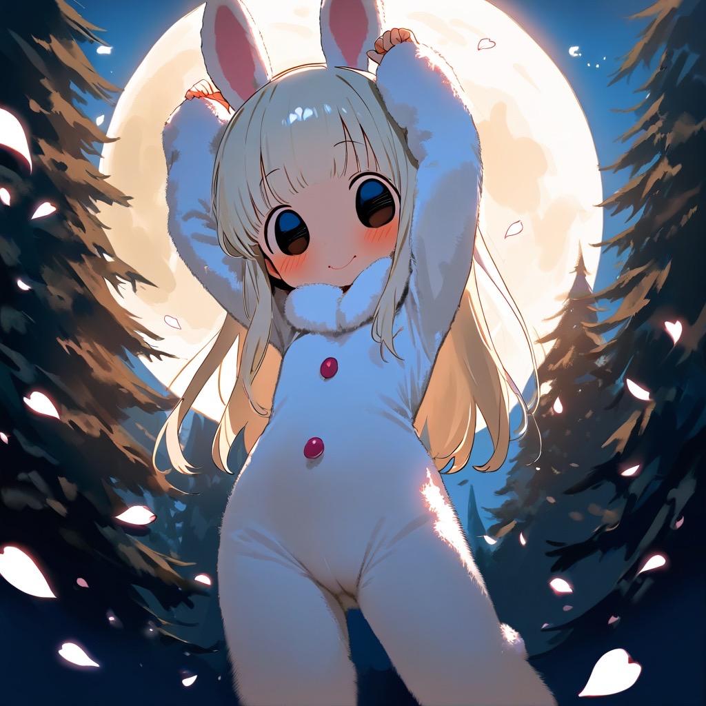 月兎 | の人気AIイラスト・グラビア