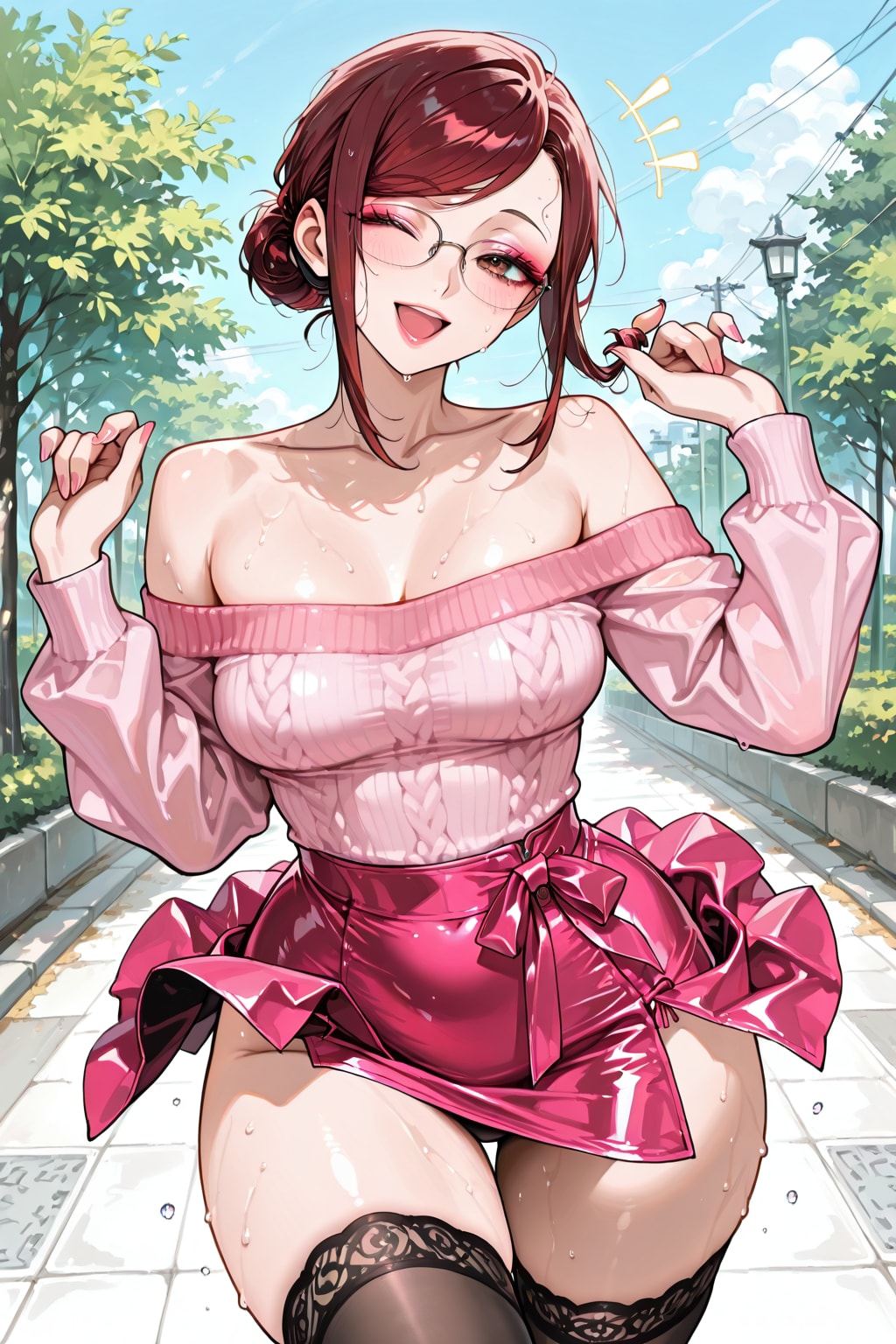赤毛普通体系オバサン（仮名）私服姿（予定）
