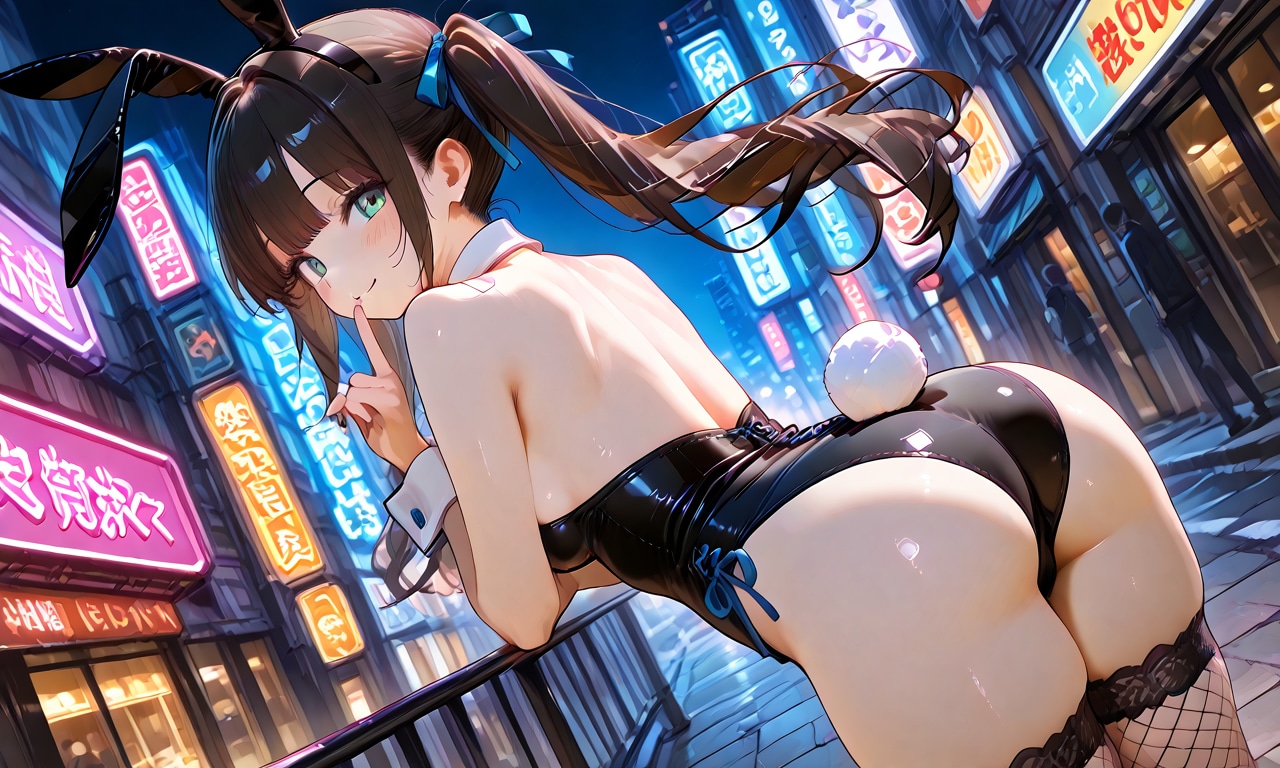 夜のバニーガール