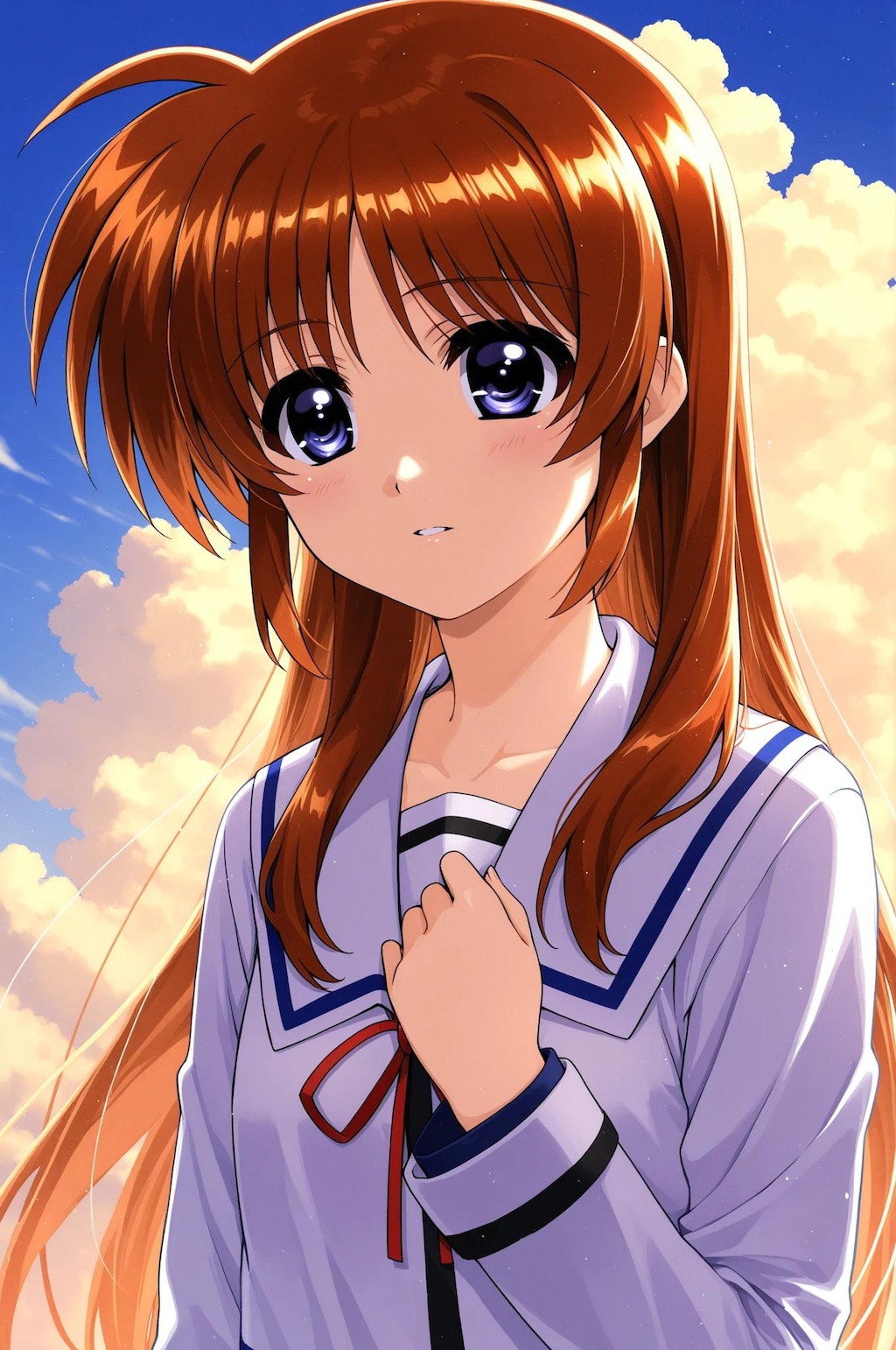 なのは➡　夕日がきれい・・・