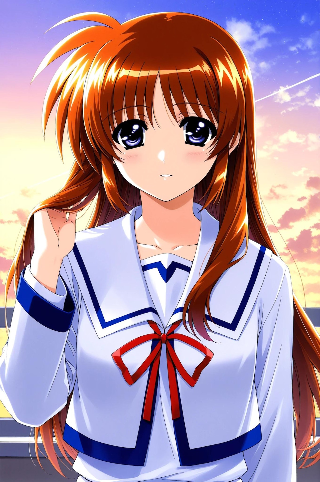 なのは➡　夕日がきれい・・・