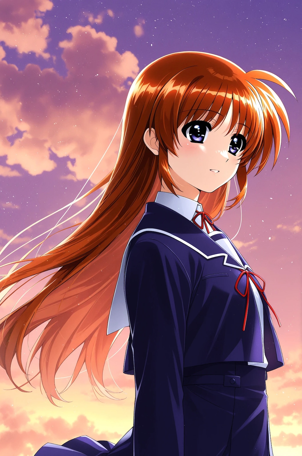 なのは➡　夕日がきれい・・・