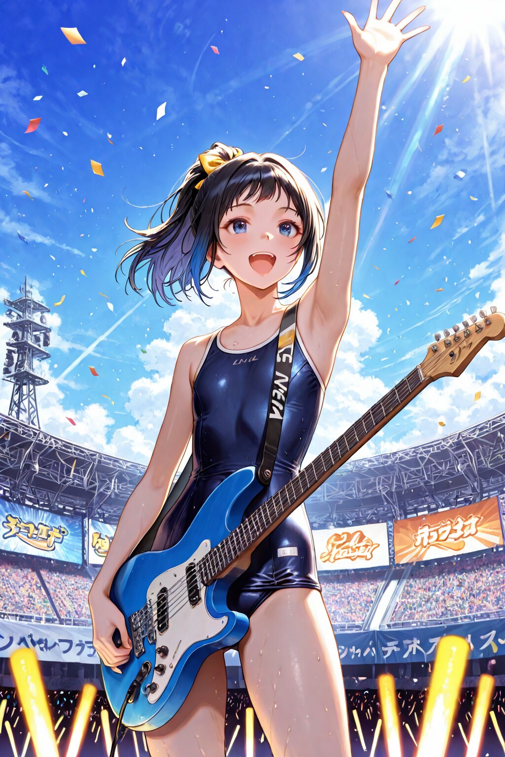 スク水ロック！
