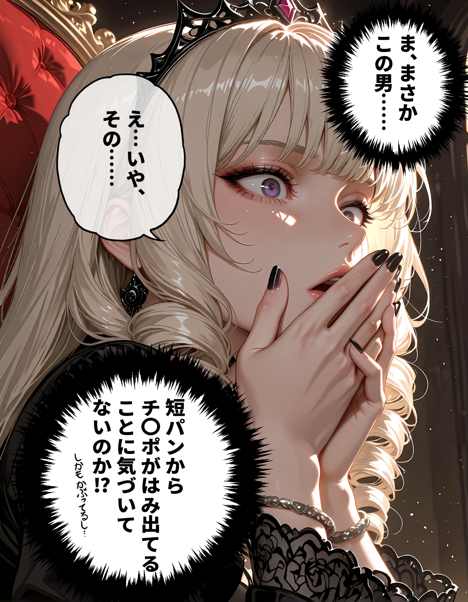 ✨気づいていないことに気づいた女王様w✨