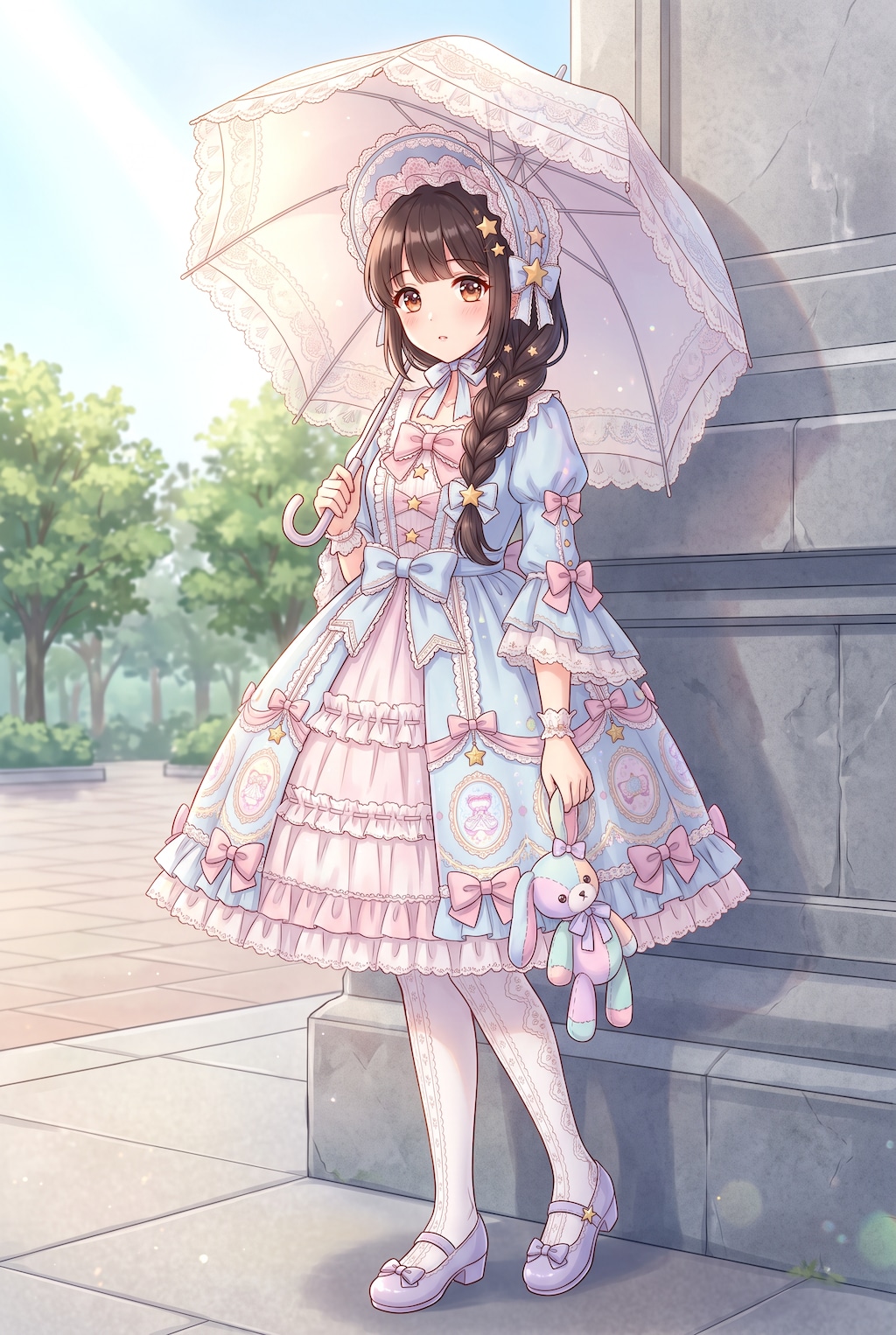 薄明花影傘舞姫