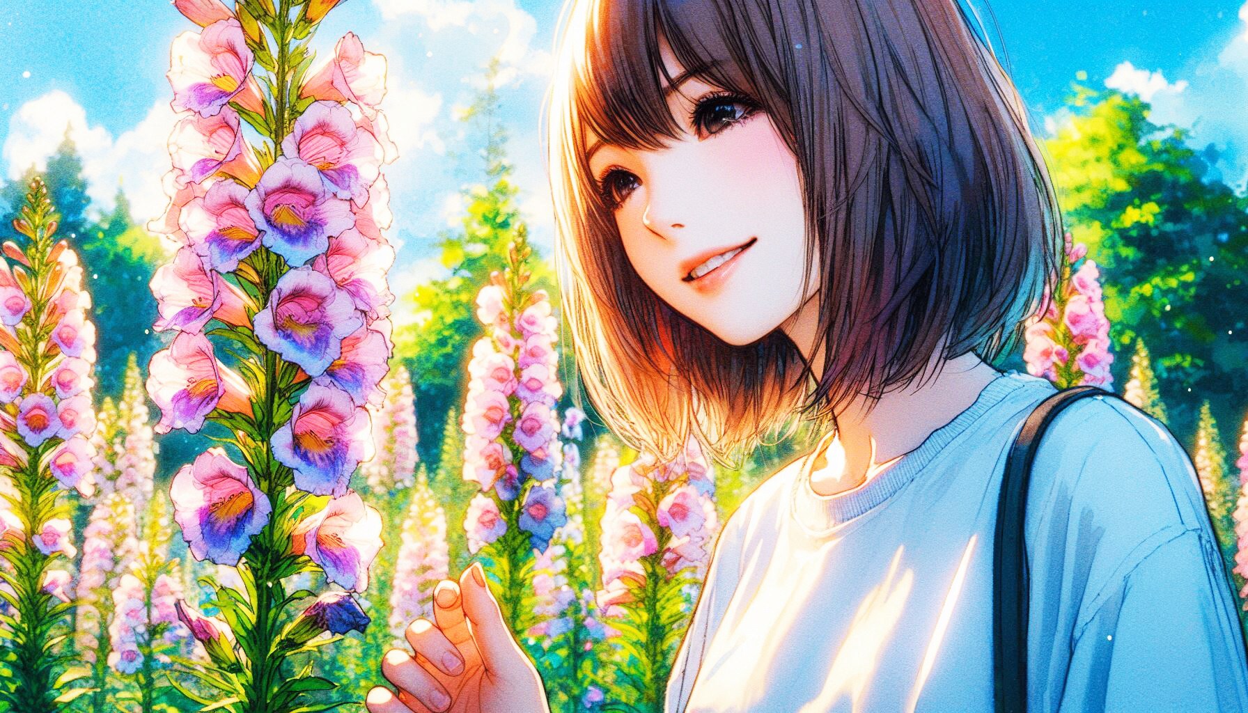 誕生花　0613 ジギタリス