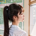 5枚] 女学生のうなじ 4枚目