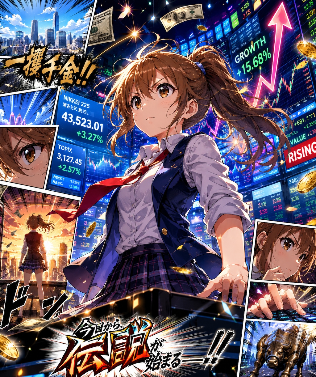 株トレーダーの女の子