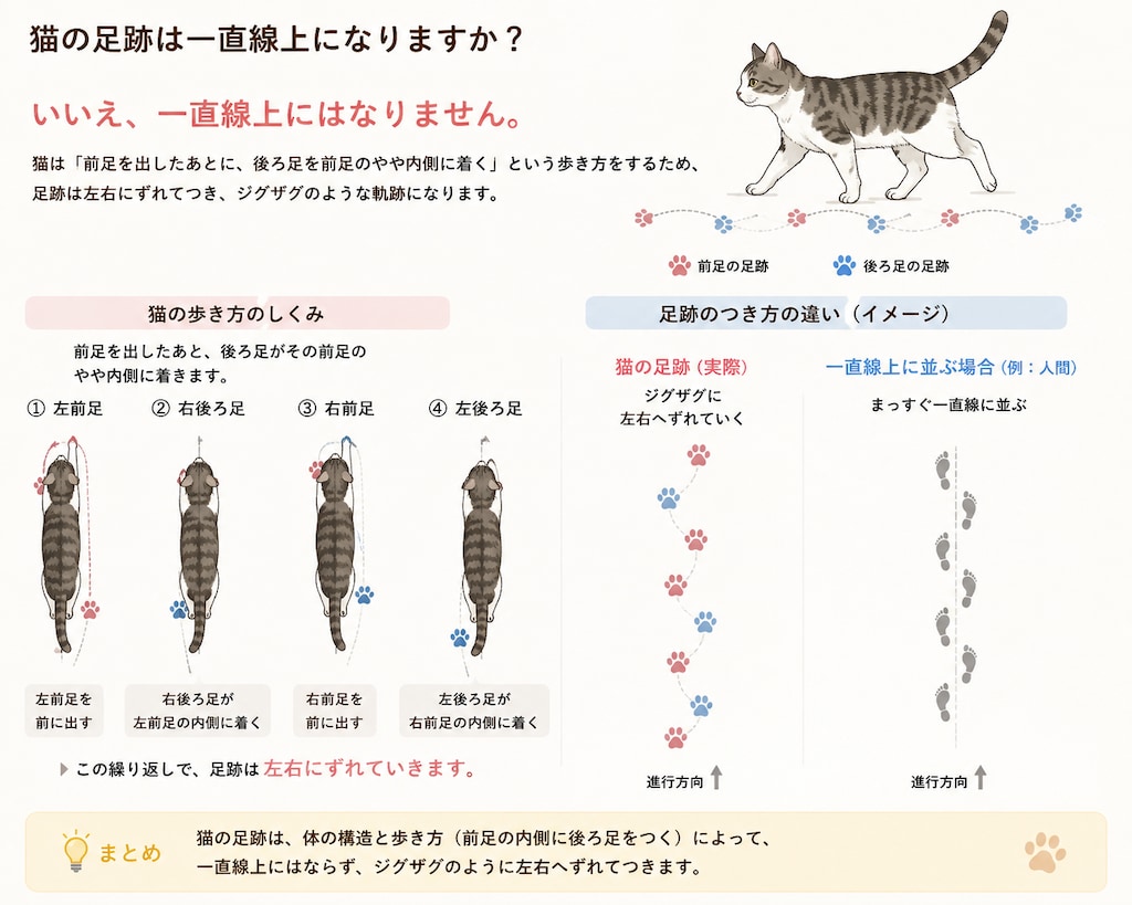 【破綻対策あり】猫の足跡