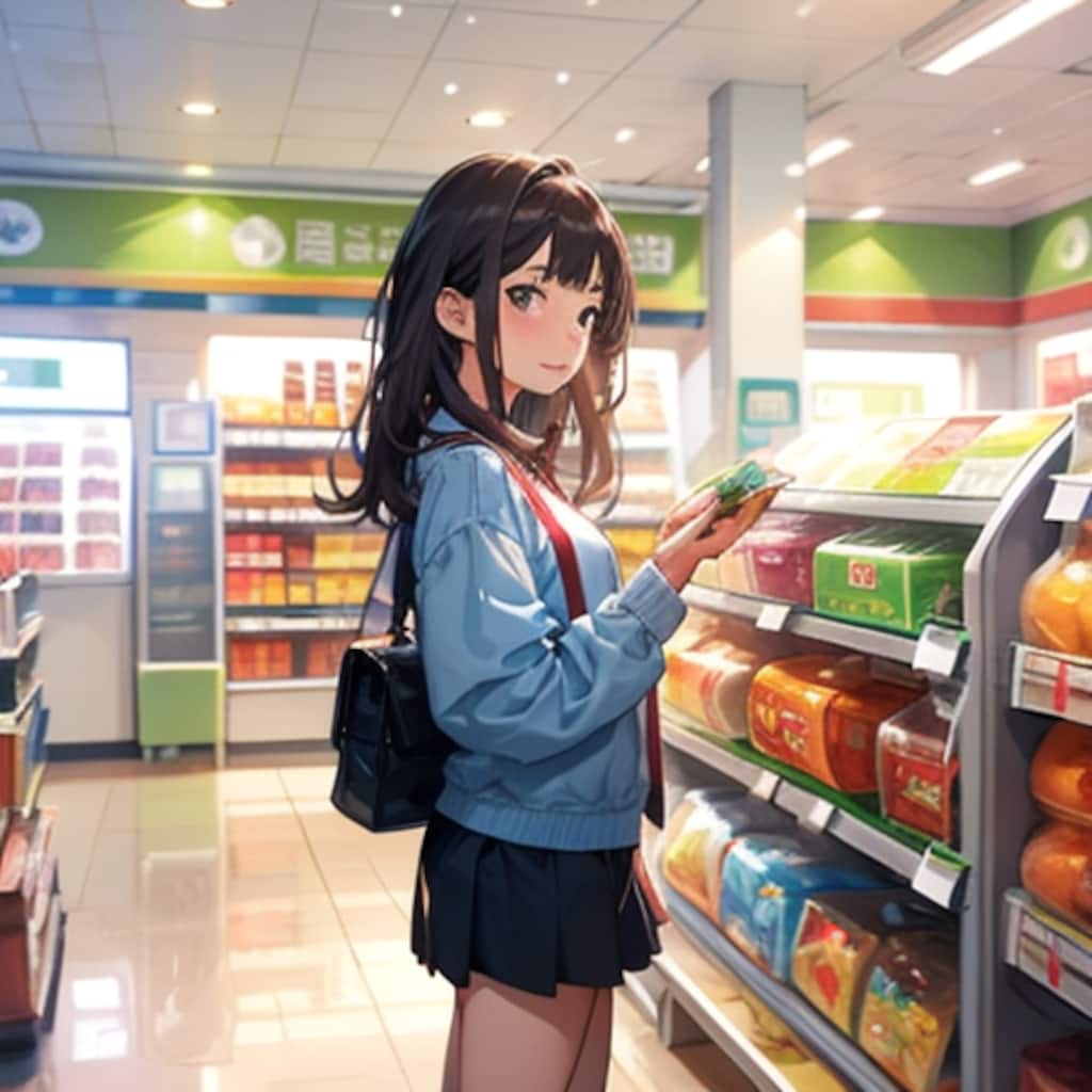 コンビニで買い物2