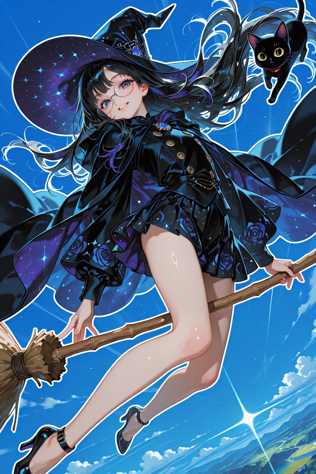 ECHIな 魔女さんのflatとrealistic