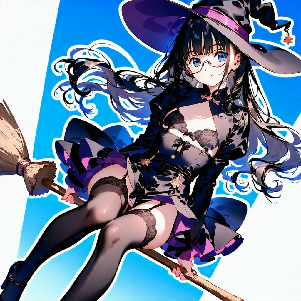 ECHIな 魔女さんのflatとrealistic