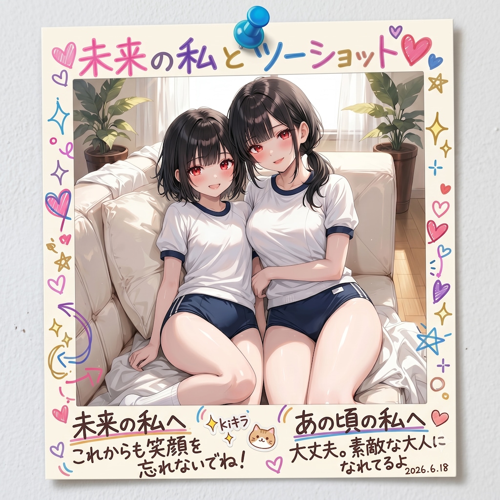 Me & Future Me ~ 黒髪ボブのブルマ娘１２６ ~