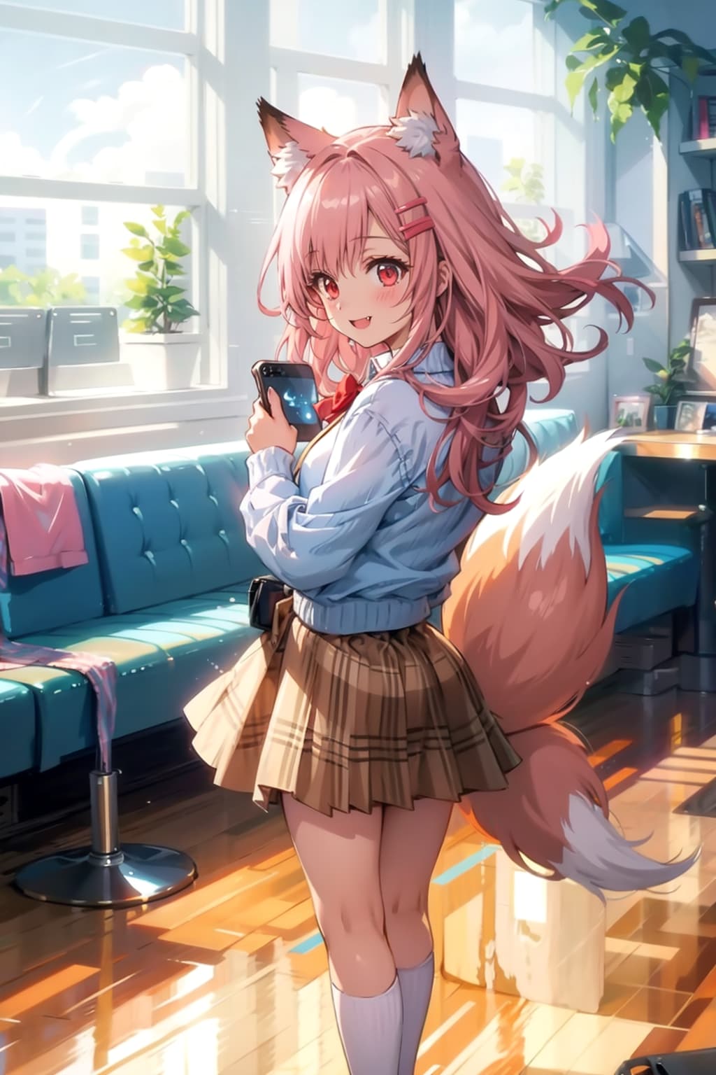 今日の狐耳娘