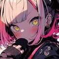 ペイントカラーの女の子 3枚目