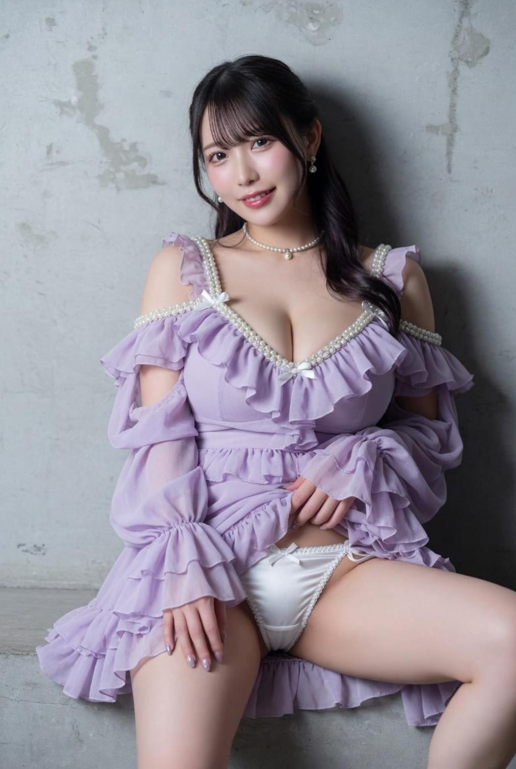 坂道系アイドルのパンチラ姿
