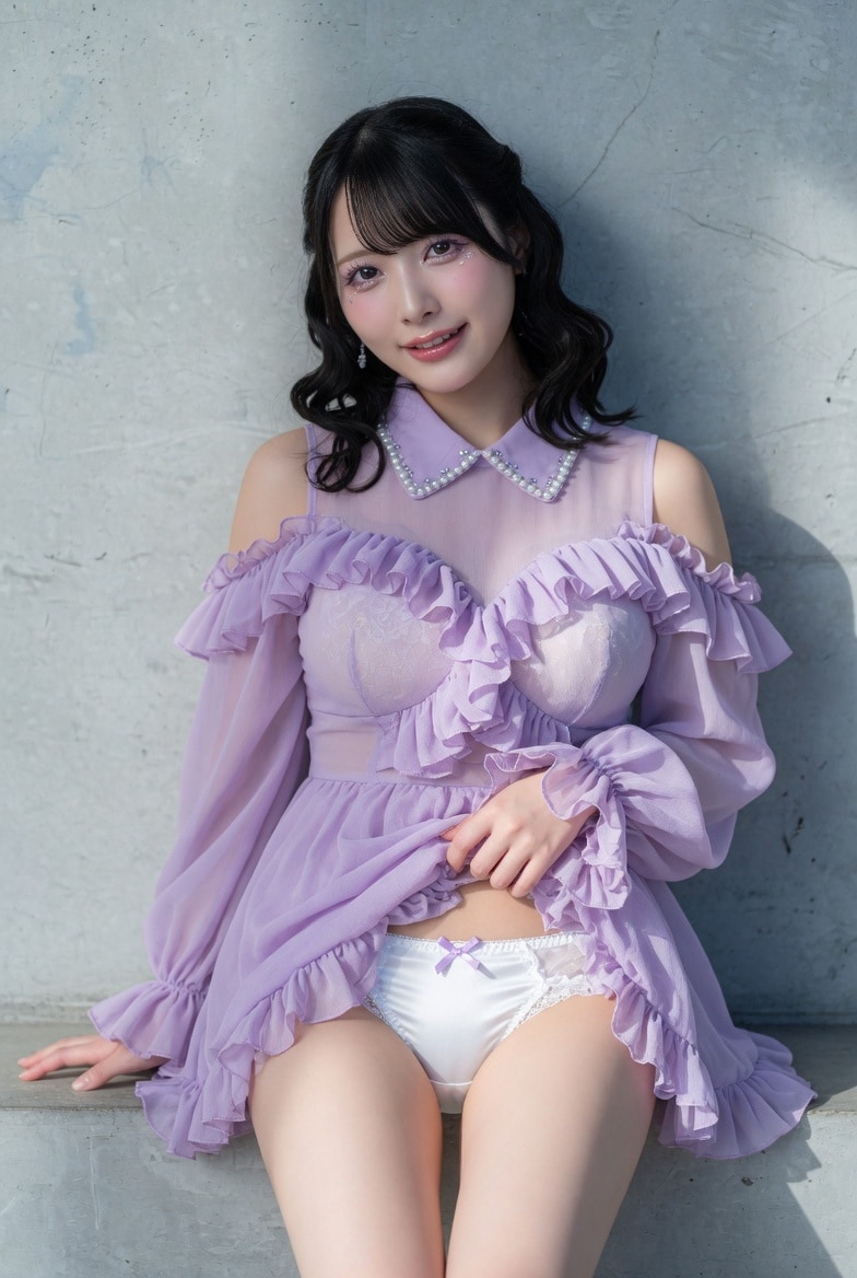 坂道系アイドルのパンチラ姿