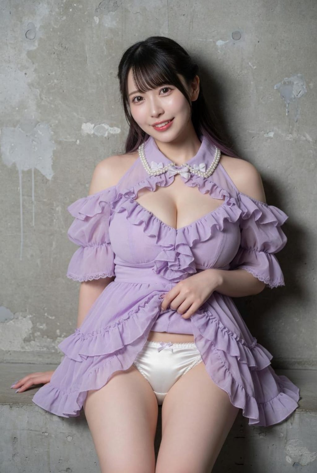 坂道系アイドルのパンチラ姿