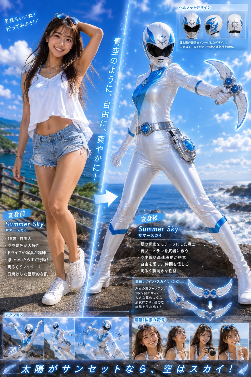 夏の青空イメージ