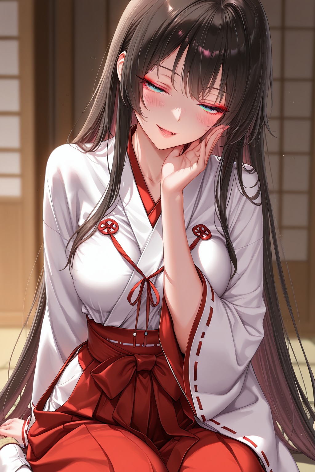 巫女さん | の人気AIイラスト・グラビア