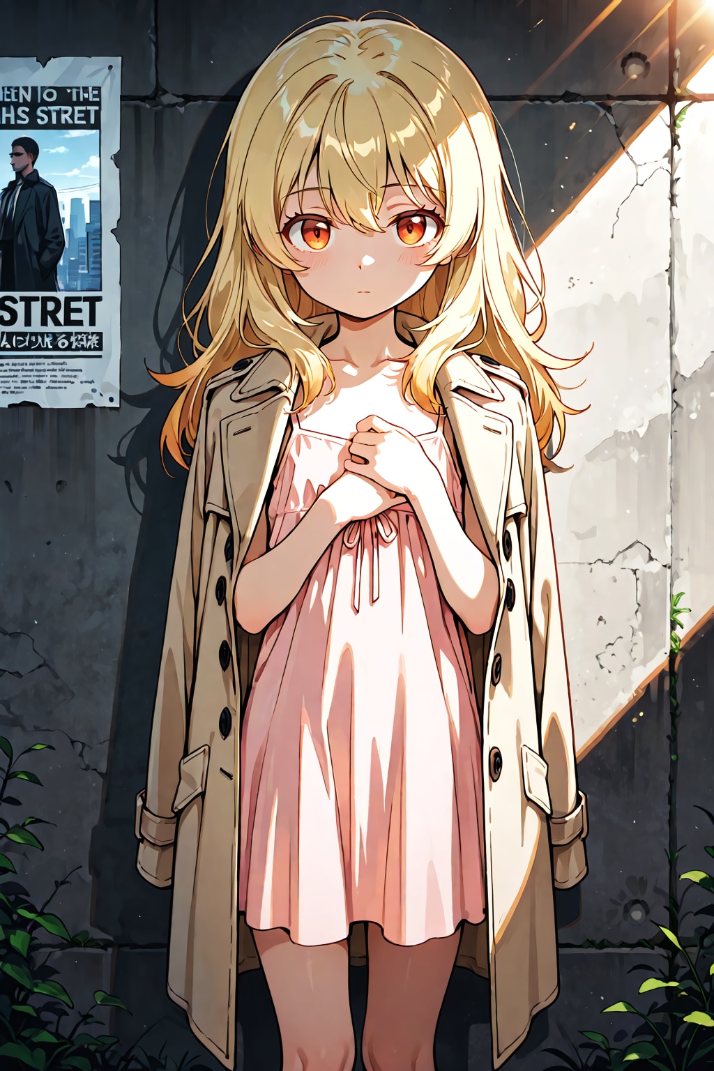 トレンチコートの少女