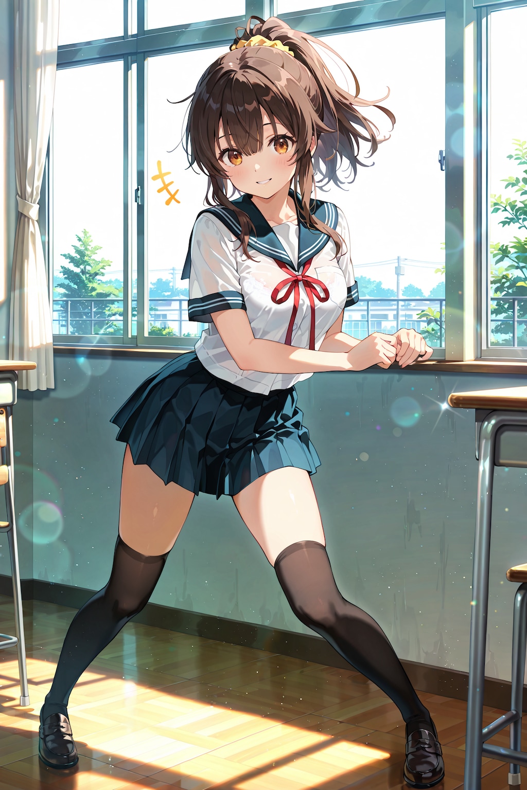 窓明かりと女の子・全年齢版